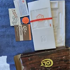 Factory Original Colt Python Woodgrain Box Plus Manual Hang Tag Paperwork