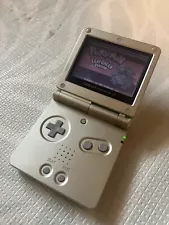 Game Boy Advance SP with Pokemon LeafGreen, Metroid 4 And Metroid Zero Mission