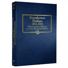 Eisenhower Dollars Coin Album 1971-1978 By Whitman 9131 Long Term Storage New