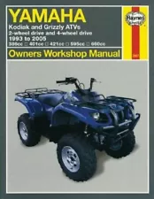 Yamaha Kodiak & Grizzly Atvs: 2-Wheel Drive and 4-Wheel Drive 1993 to 2005: New