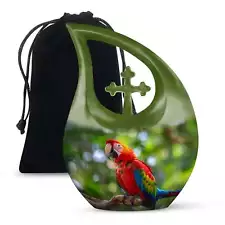 Macaw Parrot Urn An Innovative burial urn for cremated remains urn for sale