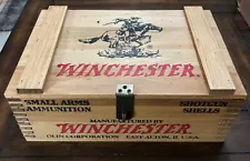 Vintage Editions Lockable Wooden Winchester Ammo Box