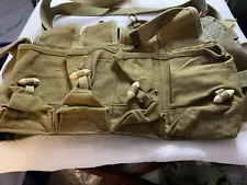 ORIGINAL CHINESE MILITARY SKS TYPE 56 SEMI AMMO CHEST-RIG BANDOLIER POUCH