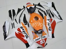 White Orange Repsol ABS Injection Fairing Kit Fit for CBR1000RR 2012-2016 (For: 2015 CBR1000RR)