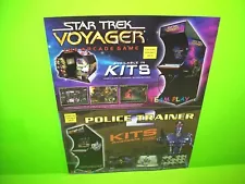 Team Play 2003 NOS Arcade Flyer Star Trek Voyager Police Trainer 2 Crossfire