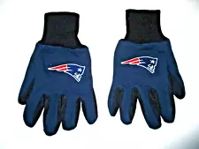 New England Patriots Gloves Warm Football Team Blue & Black Winter Gloves