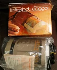 NEW 1972 Presto HOT DOGGER Electric HOT DOG COOKER In Box