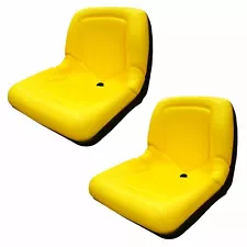 (2 Seats) Yellow Seat for John Deere Gator CS TS TX 4X2 AM133476 - Yellow