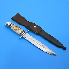 ERIK FROST MORA SWEDEN SCARCE IMPRESSIVE STAG HANDLED FIGHTING KNIFE