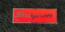 Vintage SNAP-ON TOOLS Racing (Red/Silver) Foil Decal Sticker 3"x 1" NEVER USED