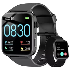 2024 Smart Watch For Men/Women, Waterproof Smartwatch Bluetooth iPhone Samsung