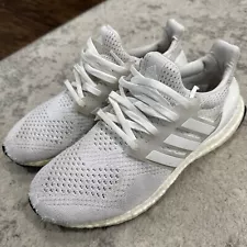 adidas UltraBoost 1.0 Triple White Comfort Running Shoes Men’s Size 9