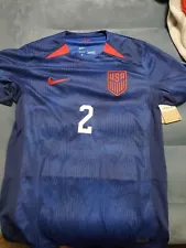 2023 Men’s Nike United States Sergino Dest Away Soccer Jersey 2XL USMNT US Blue