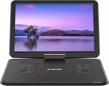 17.5" Portable DVD Player with 15.6" Large HD Screen 6 Hrs Battery 5000MAH