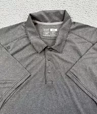 511 Tactical Polo Shirt Mens 2XL Gray Performance Breathable Lightweight Work