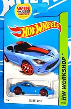 Hot Wheels 2014 HW Garage #203 2013 SRT Viper Blue w/ Y5s