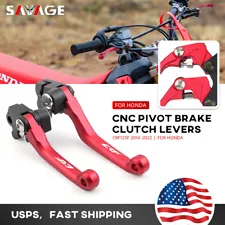 CNC Pivot Brake Clutch Levers For HONDA CRF125F 2014-2022 2021 2019 CRF 125F (For: 2021 Honda CRF125F)