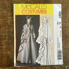 McCalls Sewing Pattern 4997 Renaissance Dress Beautiful Bell Sleeve 6-12 UNCUT