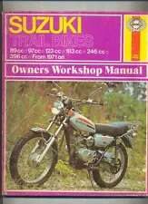 Suzuki Trail Bikes TS 250 400 185 125 (71-75) Haynes Work-Shop Manual TC FB88