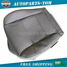 For Toyota Land Cruiser 1998-2007 New Driver Side Leather Bottom Seat Cover Gray