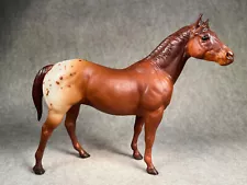 Breyer Classic Quarter Horse Stallion mold SR chestnut blanket appaloosa #21061