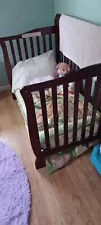 5 in 1 convertible crib with mattress and sheets