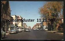 GRAVENHURST Ontario Postcard 1960s Muskoka Street. Classic Cars