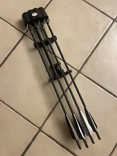 4 Crossbow Bolts/Arrows and Quiver