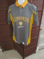 Mens Guinness beer Polo Shirt size Medium multicolor Ireland Irish