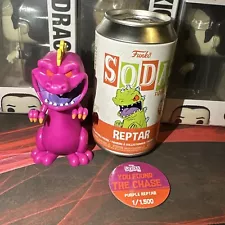 Funko Exclusive Rugrats Reptar Soda Chase 1/1500 Purple SDCC Shared Sticker