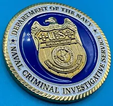 U.S. Navy USN Naval Criminal Investigative Services NCIS Military Challenge Coin