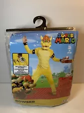 Child's Deluxe Nintendo Super Mario BOWSER Costume Size Medium (7/8) FAST SHIP