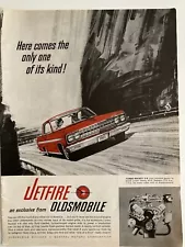 1963 Oldsmobile Jetfire Aluminum Turbo-Rocket V8 Print Ad