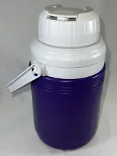 Personal Coleman Beverage Cooler Purple. 1/3 Gallon With Handle Vintage