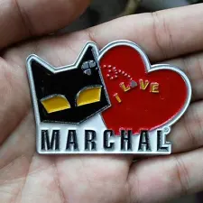 VINTAGE LOVE MARCHAL FOG LIGHT bulb HISTORY PIN FOR SALE CAT LOGO VECTOR BADGE