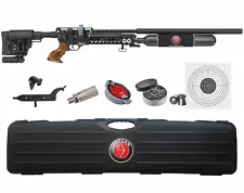 Hatsan Factor Sniper Long .25 Cal PCP Side-Lever Air Rifle w/ Pellets & Targets