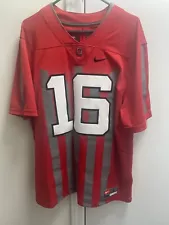 NIKE OHIO STATE BUCKEYES 1916 THROWBACK FOOTBALL MUSIC CANNON FIRE JERSEY LARGE