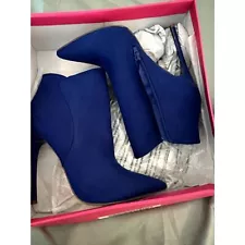 Blue Suede Heels