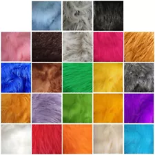 Luxury Long Haired Faux Fur Fabric multiple lengths and colours AC356