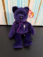 TY Princess Diana Beanie Baby Bear MWMT PE Pellets China FREE SHIPPING