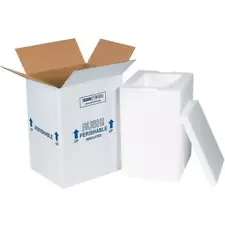 MyBoxSupply 8 x 6 x 12" Insulated Shipping Kit, 1 Per Case