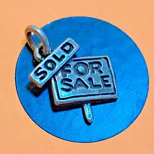 STERLING SILVER VINTAGE BRACELET CHARM O86 SOLD FOR SALE