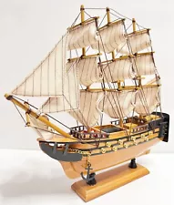 SALE! Wooden Decorative Sailing Ship Sailboat Model Fully Assembled 12x12x3 NIB