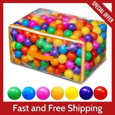 Crush Proof BPA Free Ball Pit Balls for Babies & Toddlers - Multicolor, Storage.