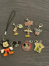 New ListingDisney Mickey Mouse Clip On Charms Lot