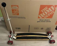 K2 Kickboard Evolution 4 Wheel Folding Scooter Carve Two Longboard Rare
