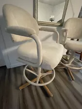 MOVING SALE‼️chromcraft Home Pair Breakfast/ Bar Chairs Mid Century Modern