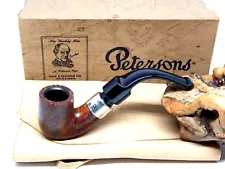 PETERSON UNSMOKED CENTENARY 1875-1975 8s DUTCH BILLIARD ESTATE PIPE COMPLETE