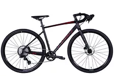 Gravelbike 28 " Aluminium Disc Brakes Black Red KG 170 – 72 13/16in Bicycle