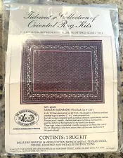 House of Miniatures Oriental Rug Needlepoint Kit Sarouk Saraband NEW 8" x 10"